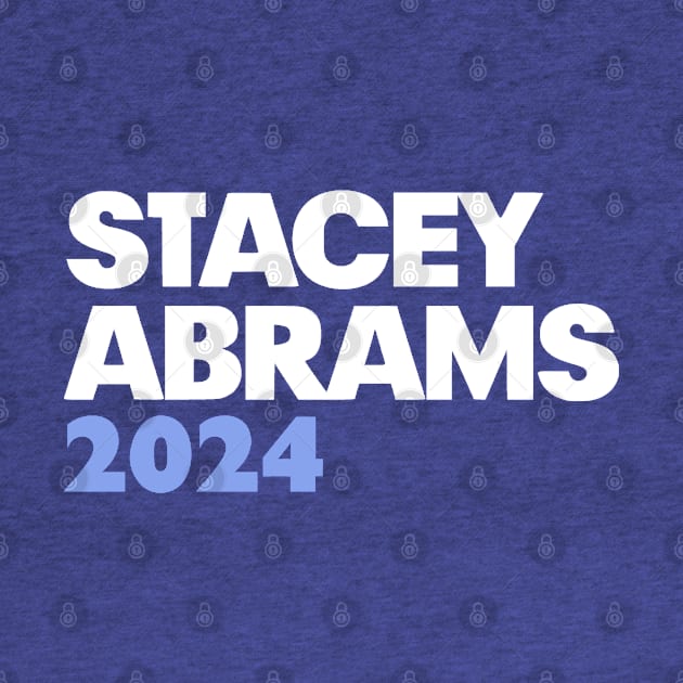 Stacey Abrams For 2024 President Purple Campaign Logo Sticker by BlueWaveTshirts